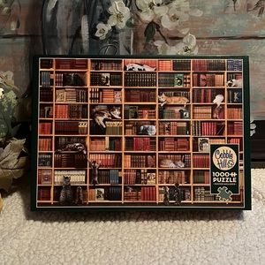 Cat Library Puzzle, 1000 pcs